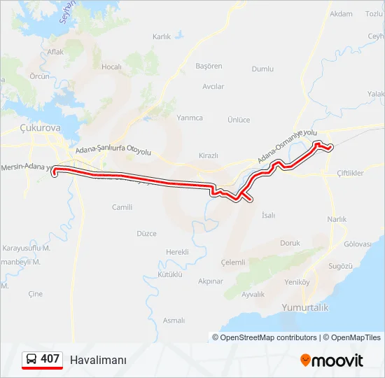 407  Line Map