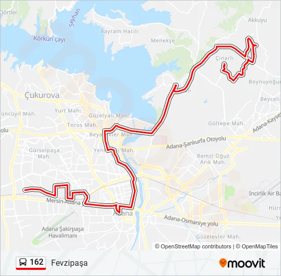 162  Line Map