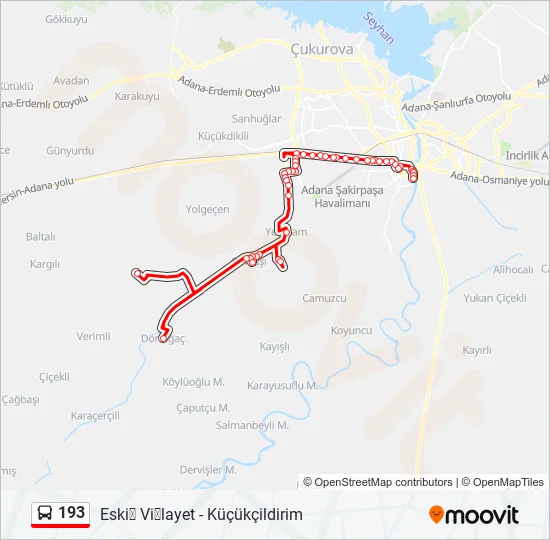 193  Line Map