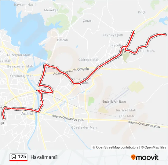125  Line Map