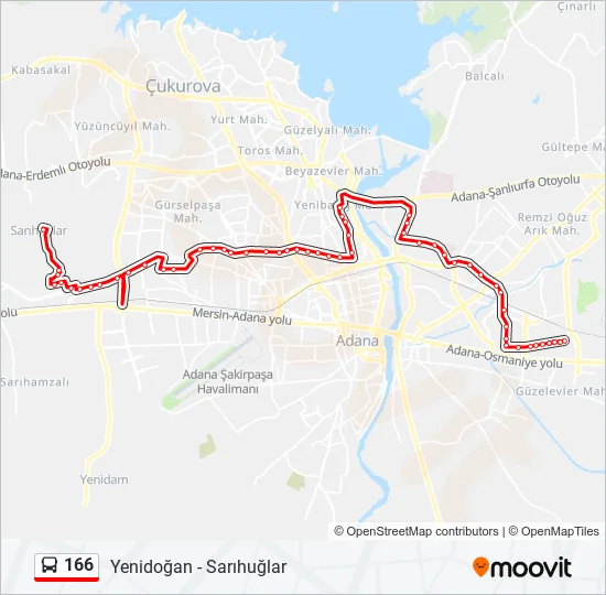 166  Line Map