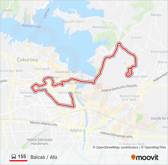 155  Line Map