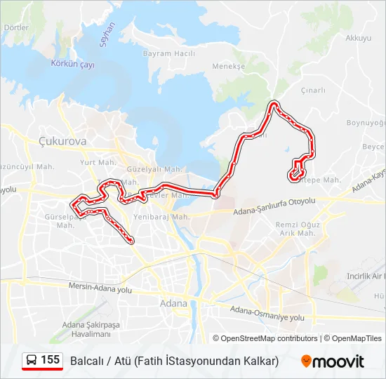 155  Line Map
