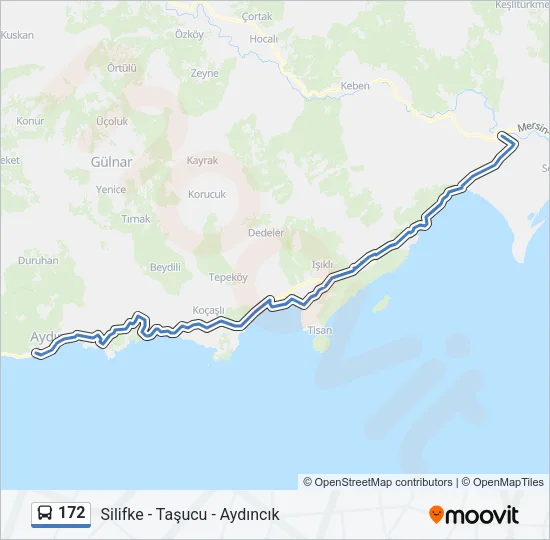 172 Bus Line Map