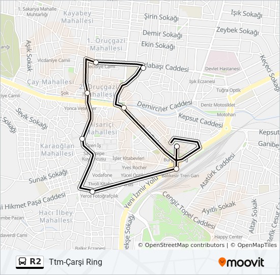 R2 Route Schedules Stops Maps Ttm ar i Ring Updated 