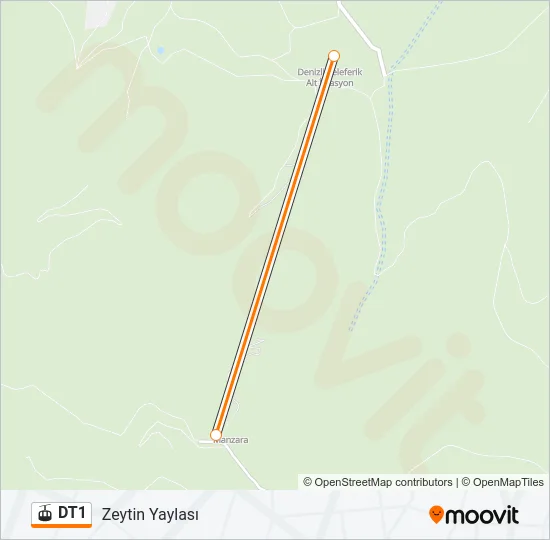 DT1 Gondola Line Map