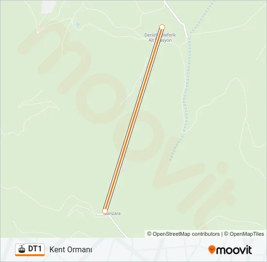 DT1 Gondola Line Map