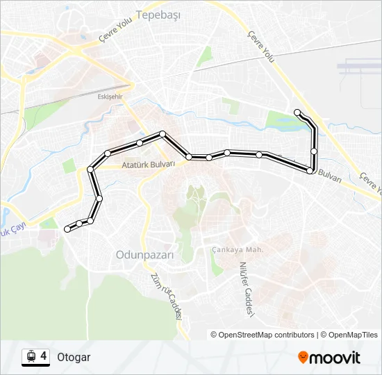 4 Light Rail Line Map