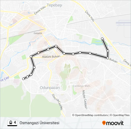 4 Light Rail Line Map