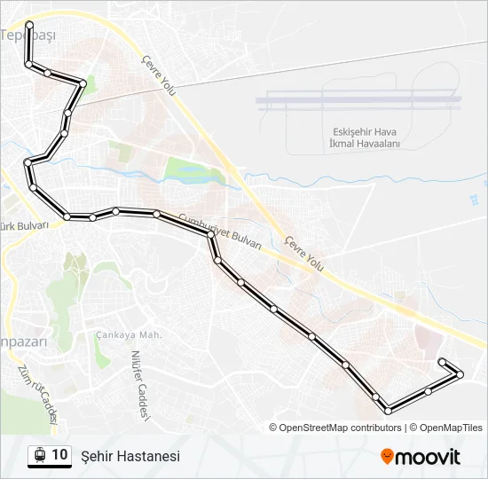 10 Light Rail Line Map
