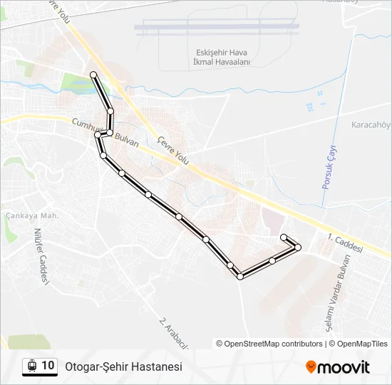 10 Light Rail Line Map
