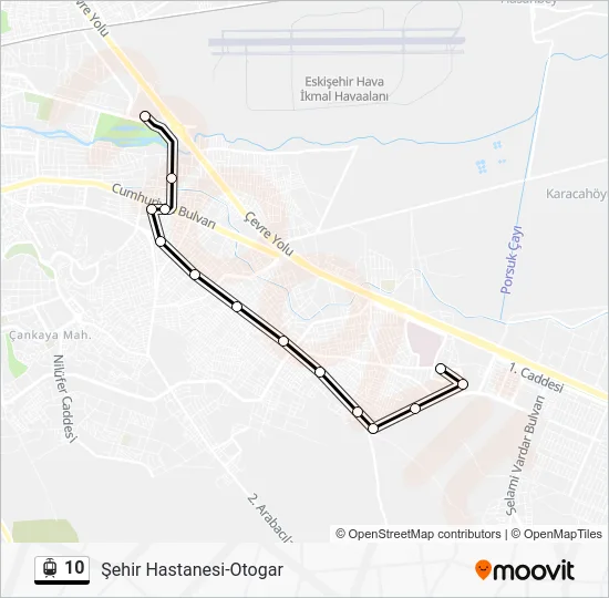 10 Light Rail Line Map