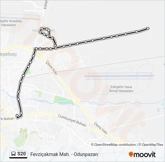 S20 Bus Line Map