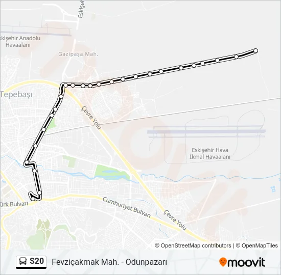 S20 Bus Line Map