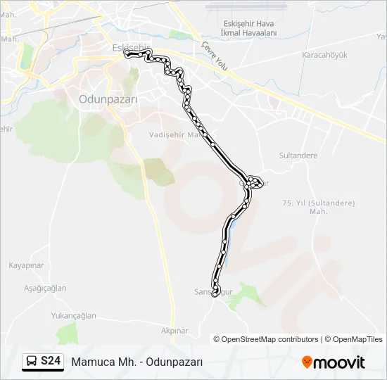 S24 Bus Line Map