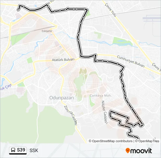 S39 Bus Line Map