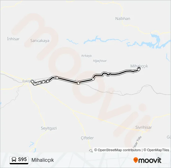 S95 Bus Line Map