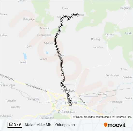 S79 Bus Line Map