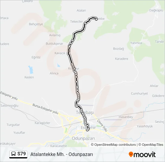 S79 Bus Line Map