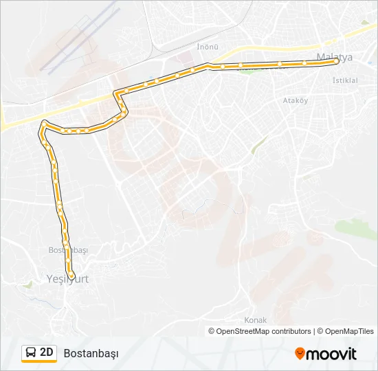 2D Bus Line Map