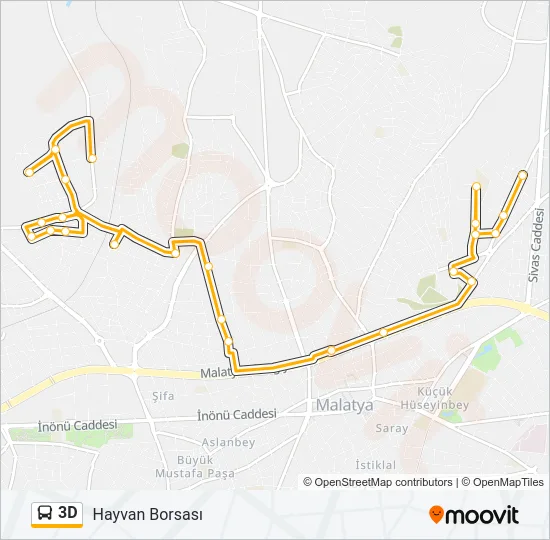 3D Bus Line Map