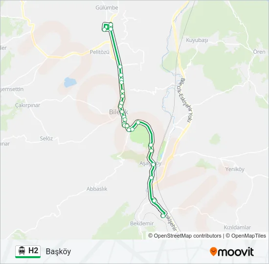 H2 Cable Car Line Map