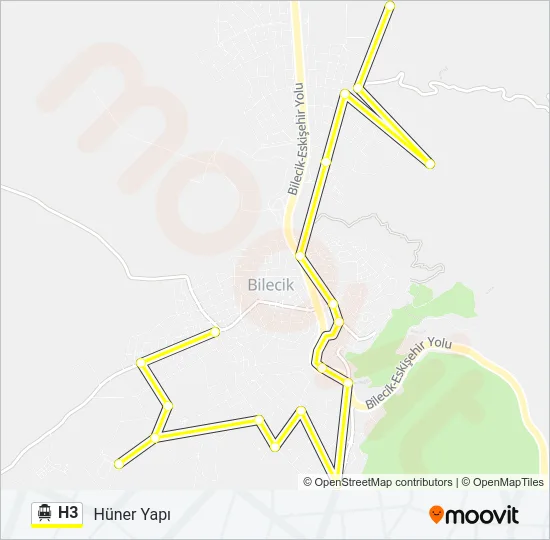 H3 Cable Car Line Map