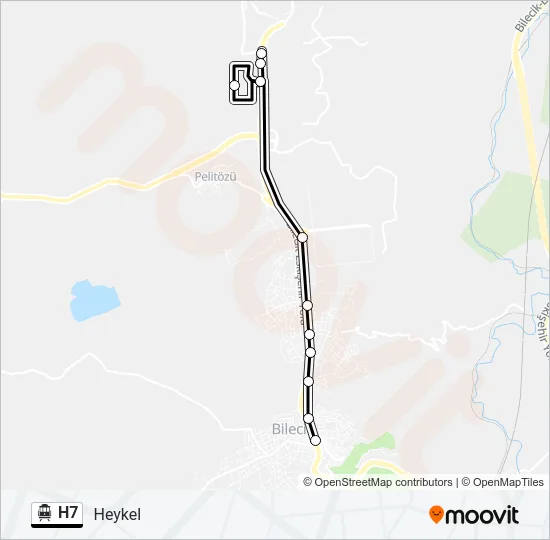 H7 Cable Car Line Map