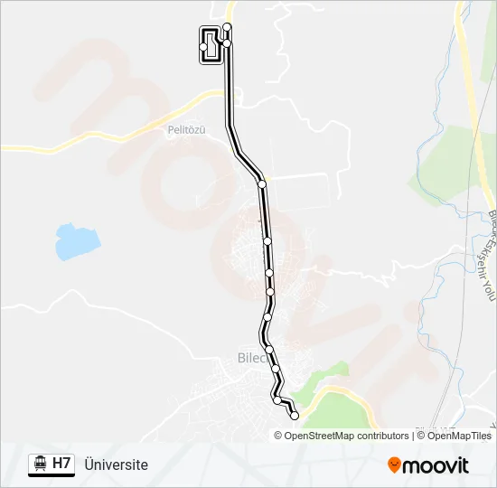 H7 Cable Car Line Map