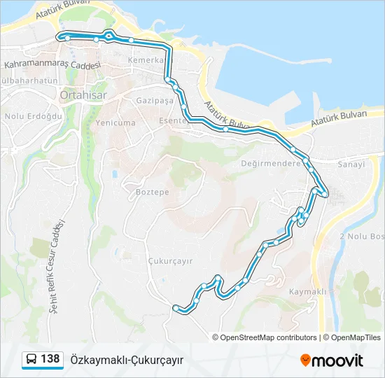 138 Bus Line Map