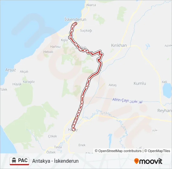 PAC Cable Car Line Map