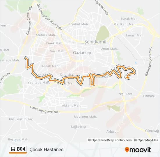 B04 Bus Line Map