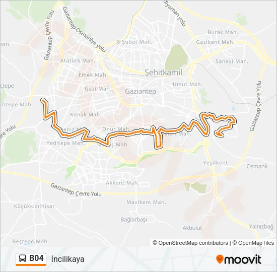 B04 Bus Line Map