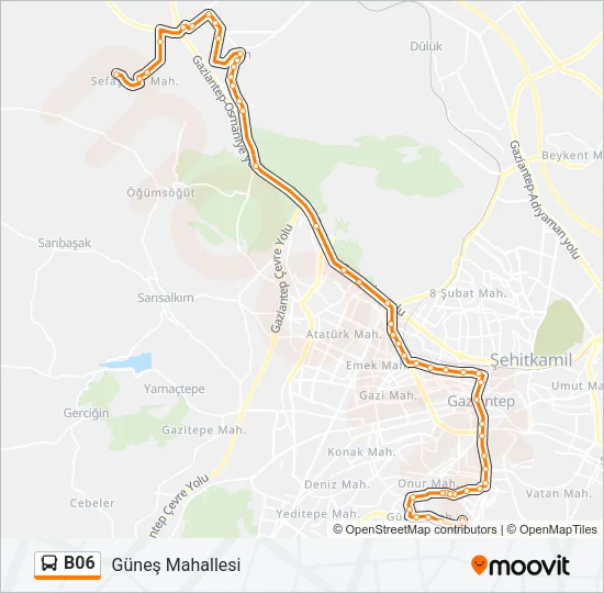 B06 Bus Line Map