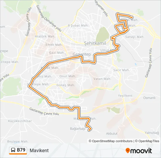 B79 Bus Line Map