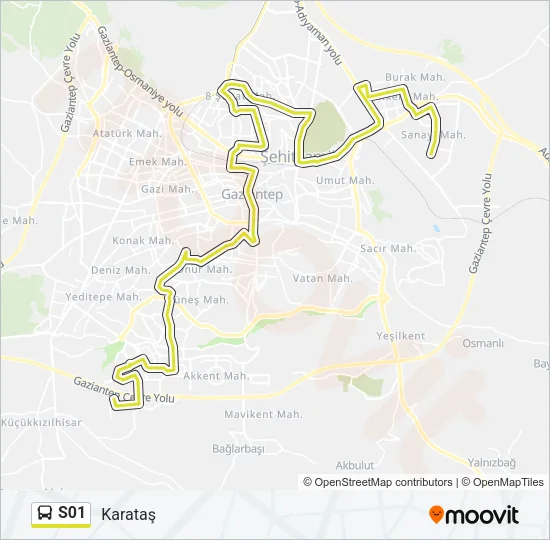 S01 Bus Line Map
