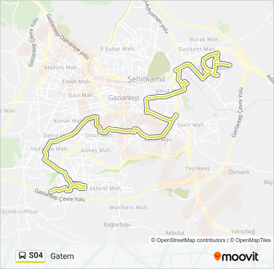 S04 Bus Line Map