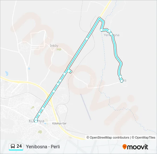 24 Bus Line Map