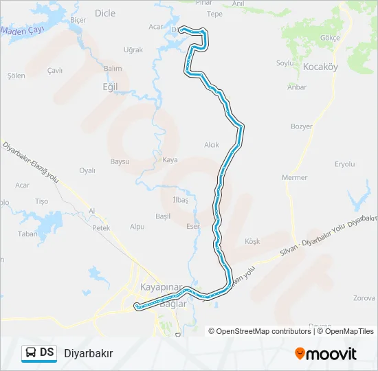 DS Bus Line Map