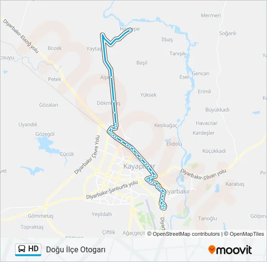 HD Bus Line Map
