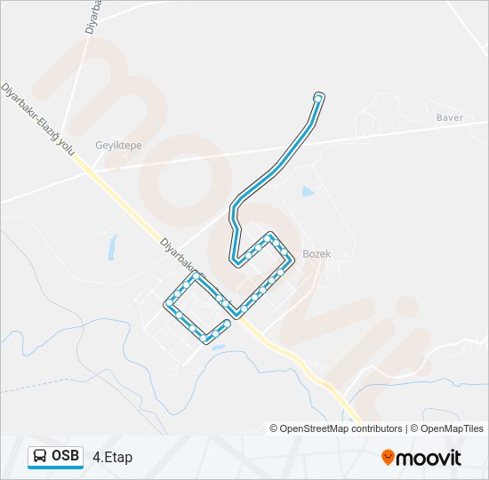 OSB Bus Line Map