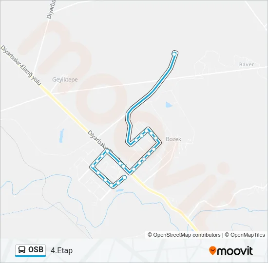 OSB Bus Line Map
