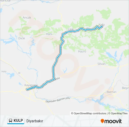 KULP Bus Line Map