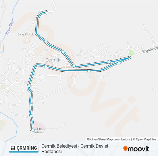 ÇRMRİNG bus Line Map