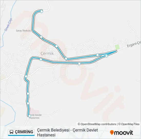 ÇRMRİNG Bus Line Map