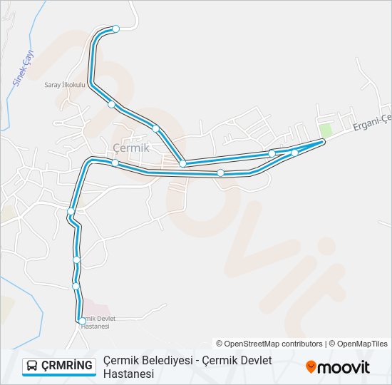 ÇRMRİNG Bus Line Map