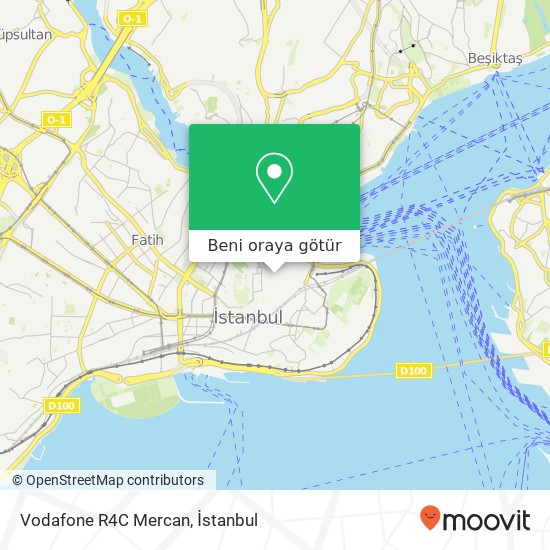 Vodafone R4C Mercan harita