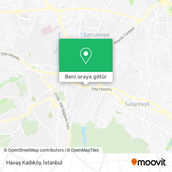Havaş Kadıköy harita