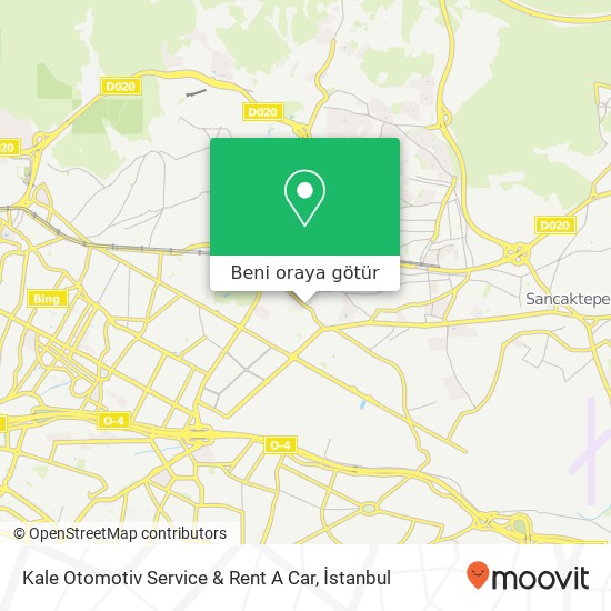 Kale Otomotiv Service & Rent A Car harita
