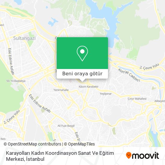 Karayolları Kadın Koordinasyon Sanat Ve Eğitim Merkezi harita